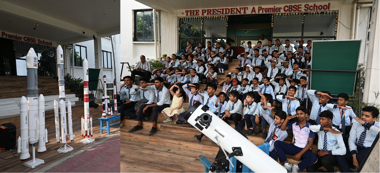 Students receiving awards